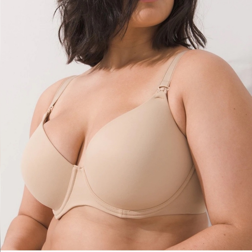 Soma Enbliss Nursing Wireless Warm Amber Full Coverage Bra 34D NWT
